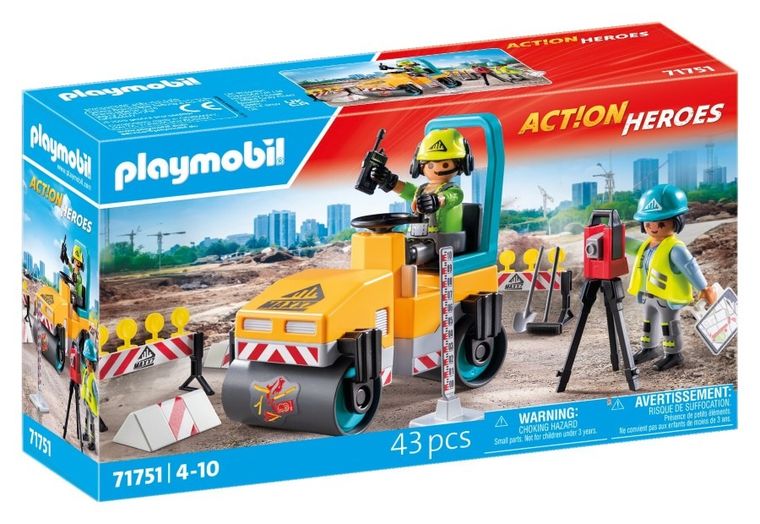 Playmobil, Action Heroes, Lucrari rutiere, 71751