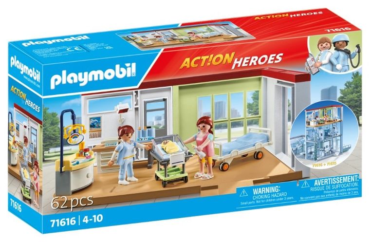 Playmobil, Action Heroes, Sectia de maternitate, 71616
