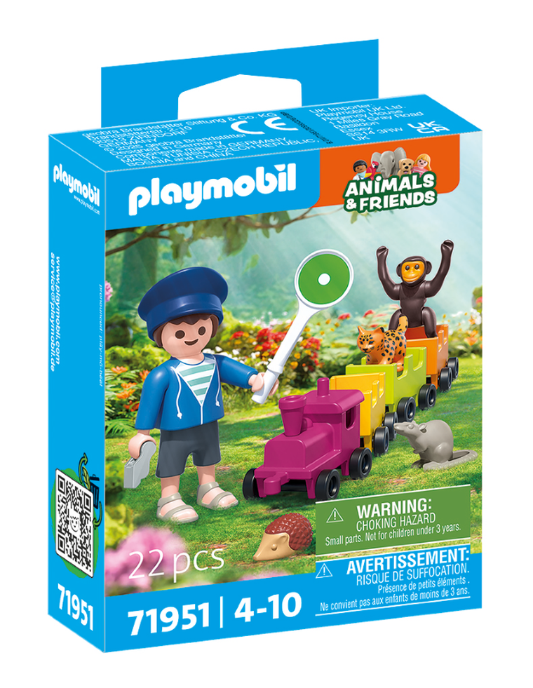 Playmobil, Animals & Friends, Locomotiva excursie, 71951