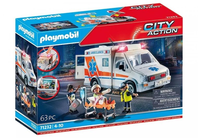 Playmobil, City Action, Ambulanta, 71232