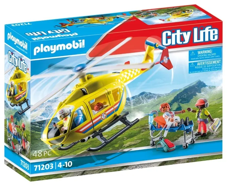 Playmobil, City Life, Elicopter de salvare, 71203