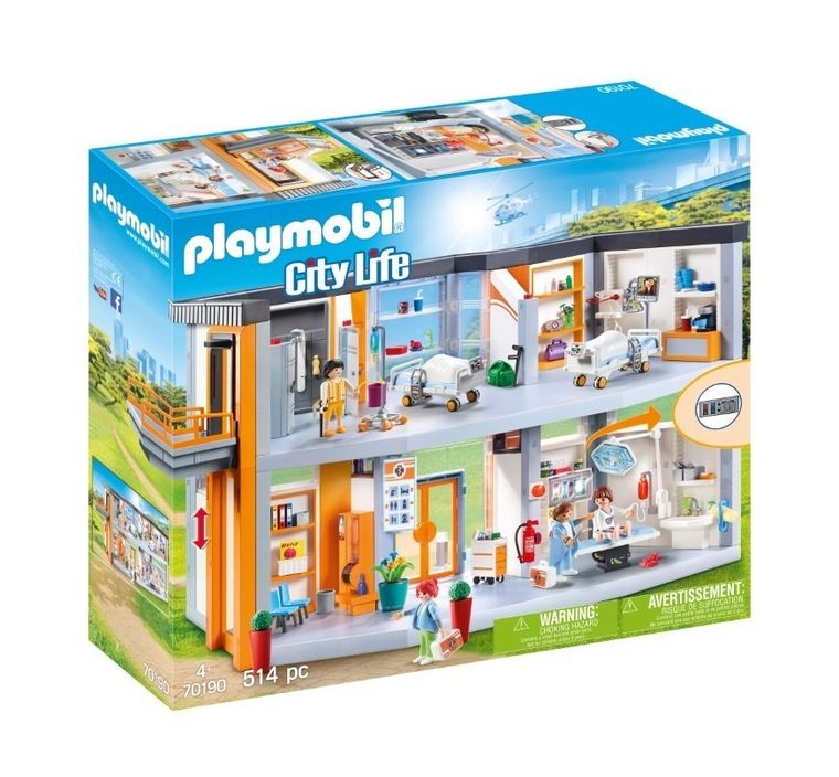 Playmobil, City Life, Spital mare echipat, 70190