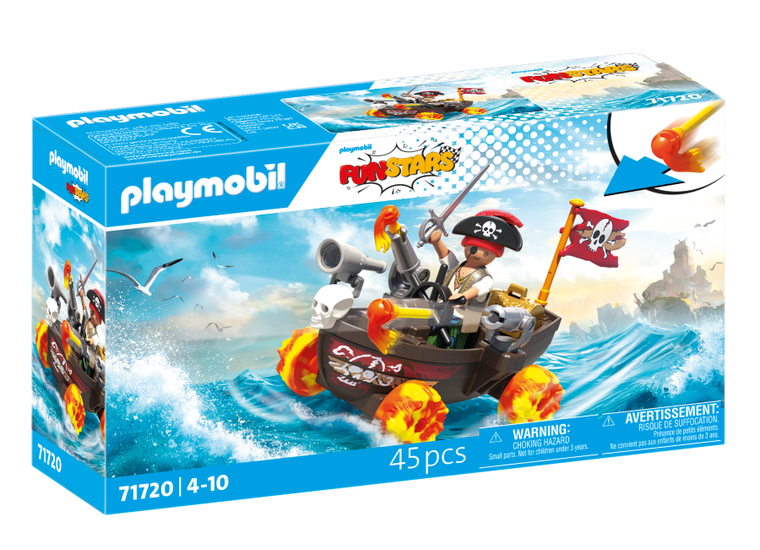 Playmobil, Funstars, Curse, Nava pirat, 71720