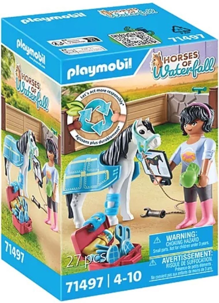 Playmobil, Horses of Waterfall, Terapeut de cai, 71497