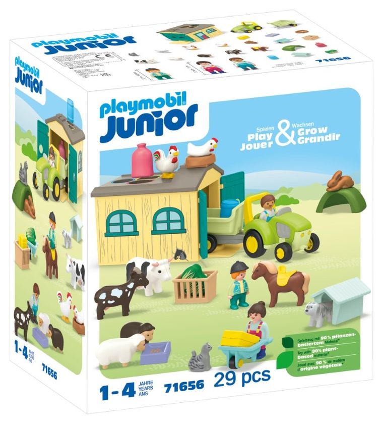 Playmobil, Junior, Aventura de la ferma, 71656