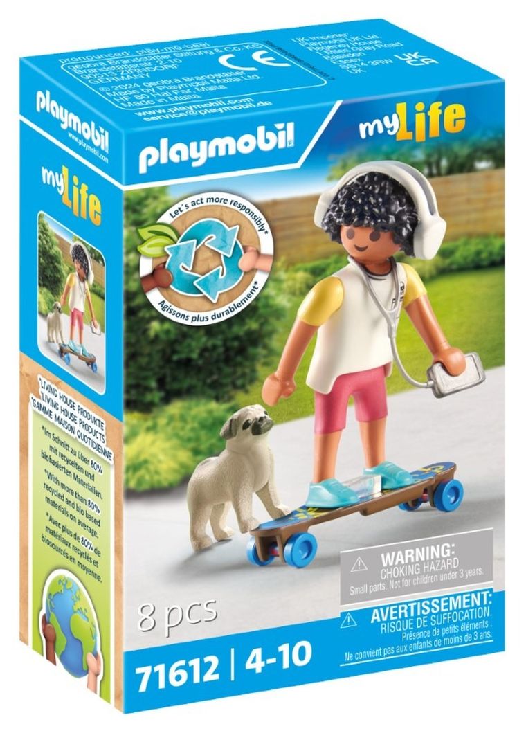 Playmobil, My Life, Baiatul si catelul, 71612