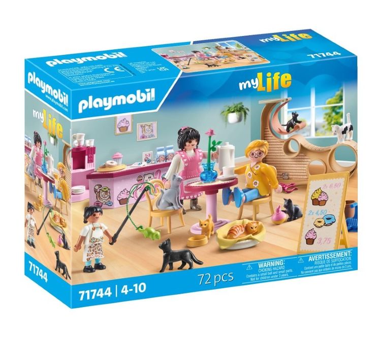 Playmobil, My Life, Cafeneaua cu pisici, 71744