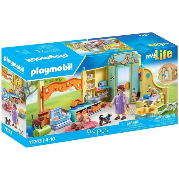 Playmobil, My Life, Casuta pentru catelusi, 71743