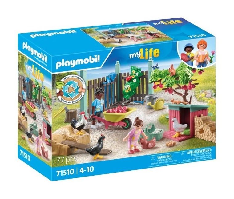 Playmobil, My Life, Micuta ferma de gaini din gradina Tiny House, 71510