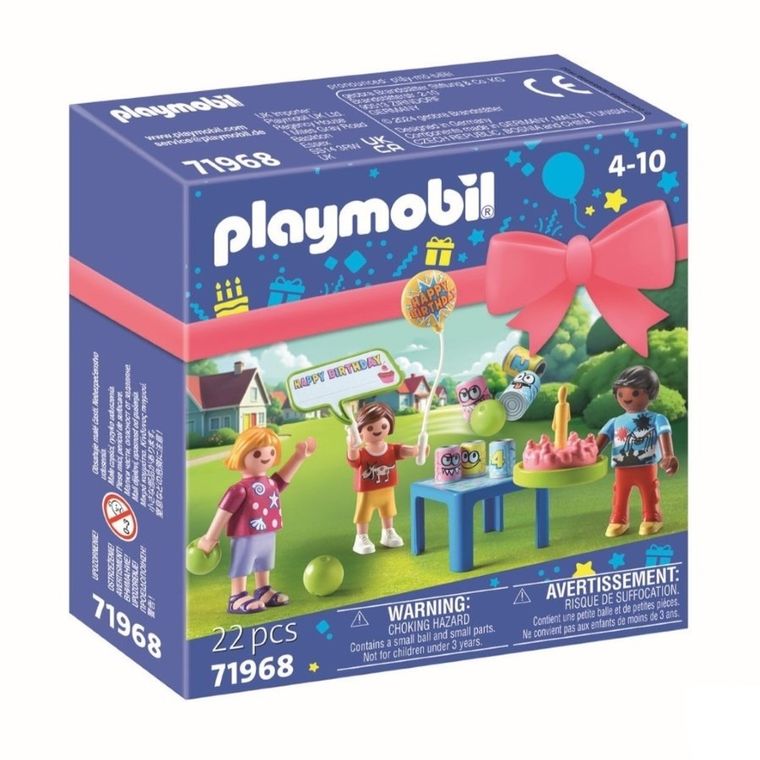 Playmobil, Set cadou, petrecere aniversara pentru copii, 71968