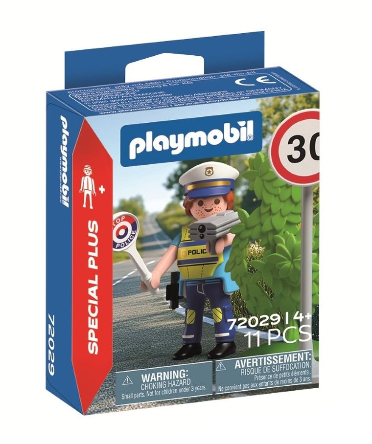 Playmobil, Special Plus, Politist cu radar, 72029
