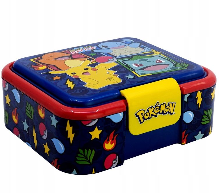 Pokemon, Blue Team, cutie pentru pranz cu compartimente