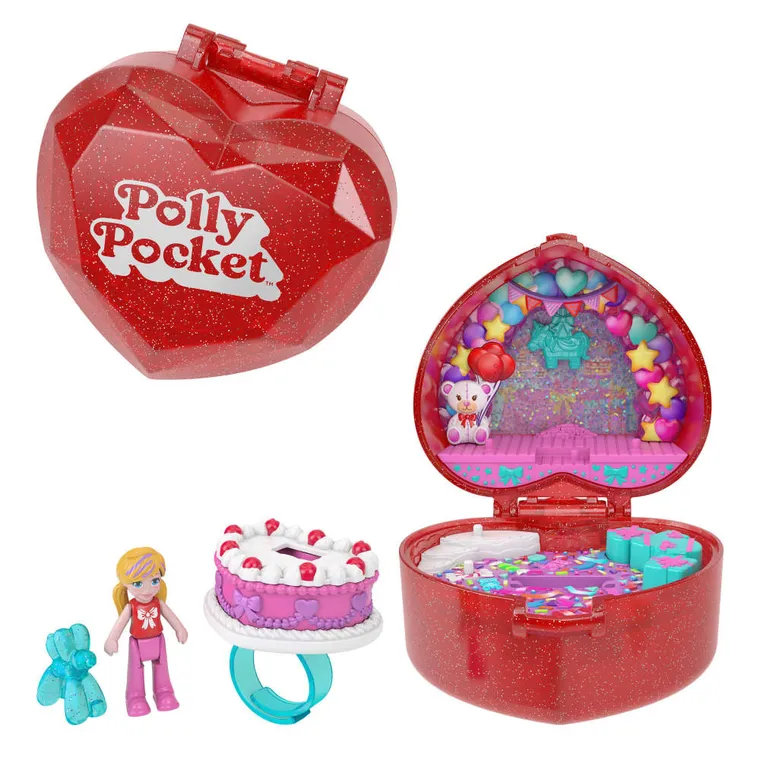 Polly Pocket, 80th Anniversary Mattel, set de joaca compact