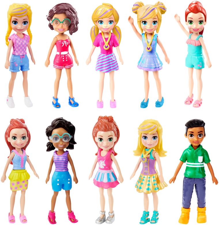 Polly Pocket, papusa mini, 1 buc.