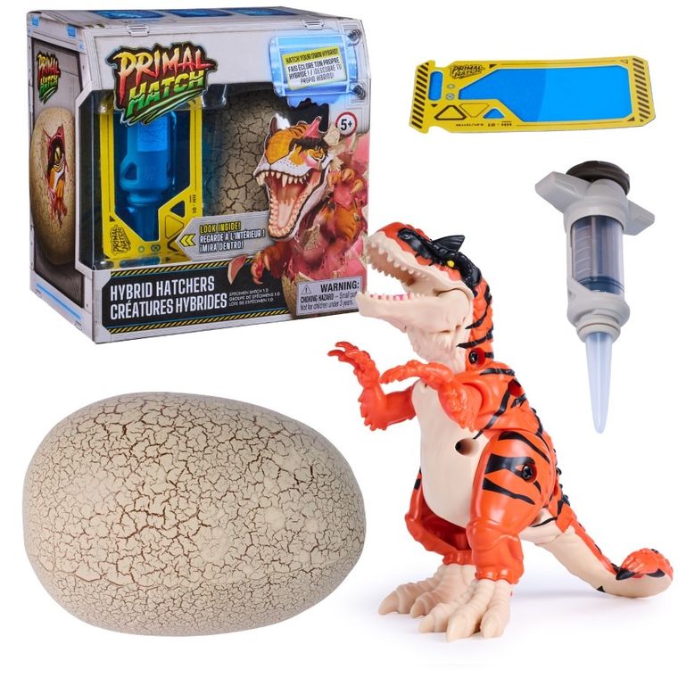 Primal Hatch, Hybrid Hatchers, set de joaca cu figurina dinozaur si accesorii
