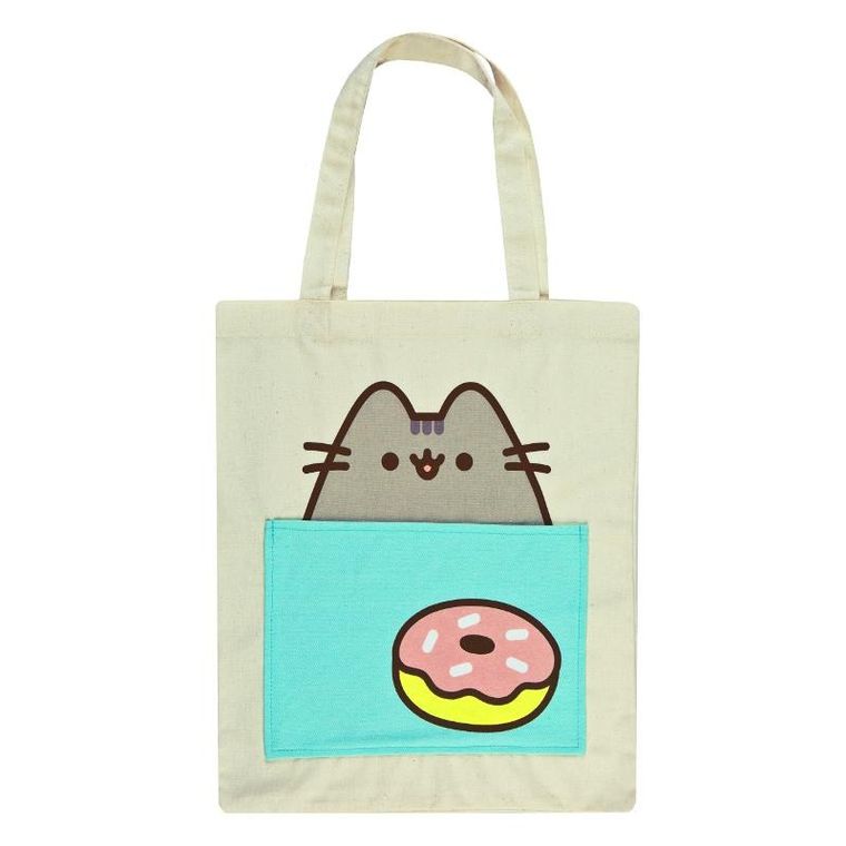 Pusheen, geanta de bumbac