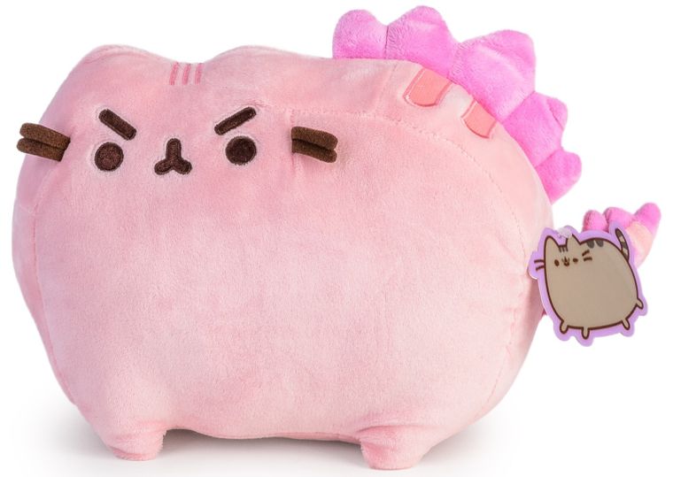 Pusheen, Pusheenosaurus, jucarie de plus, roz, 24 cm