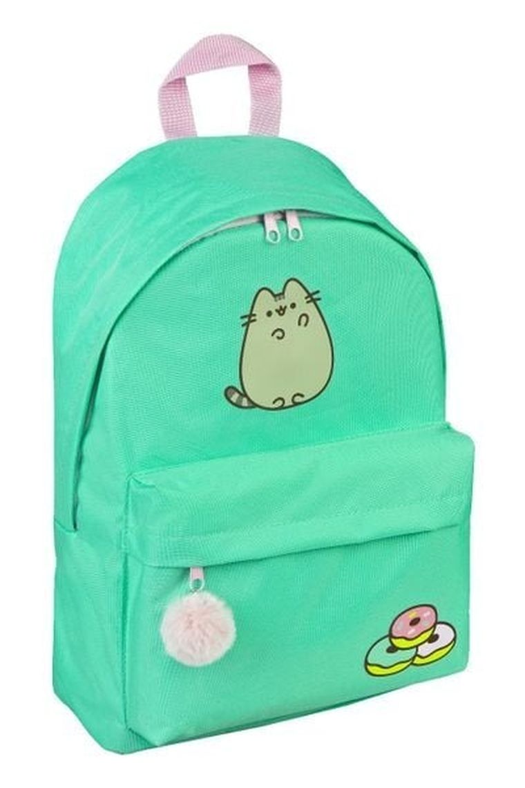 Pusheen, rucsac gradinita, verde