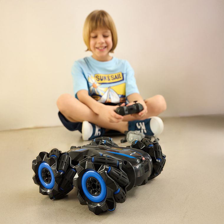 Race Xtreme, vehicul de cascadorii cu telecomanda, lumini si abur