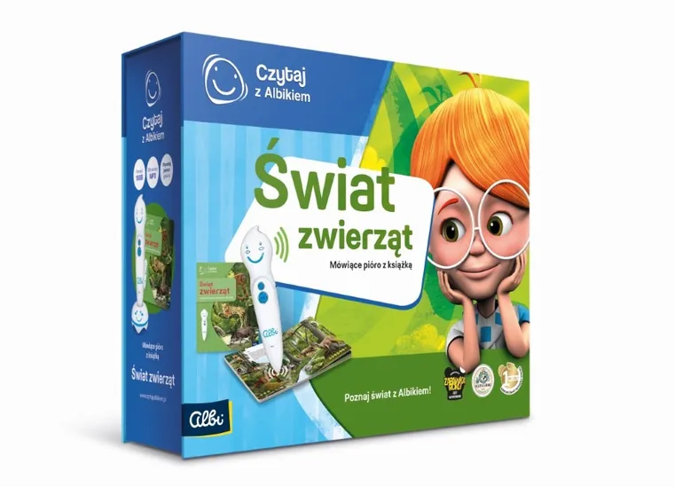 Raspundel Istetel. Lumea animalelor. Set creion electronic vorbitor si carte