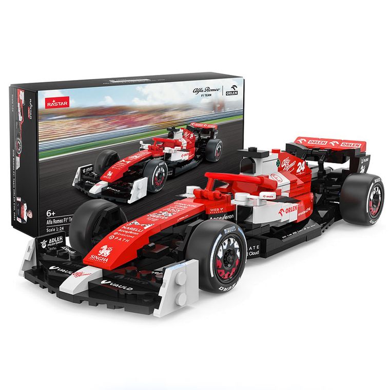 Rastar, Alfa Romeo F1 Team, set de cuburi, 1:24