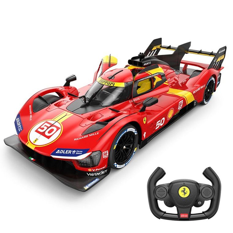 Rastar, Ferrari, vehicul cu telecomanda, rosu, 1:14