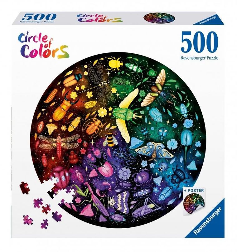 Ravensburger, Circle of Colors, Insects, puzzle, 500 piese