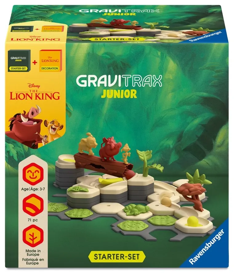 Ravensburger, GraviTrax Junior, Lion King, set de start
