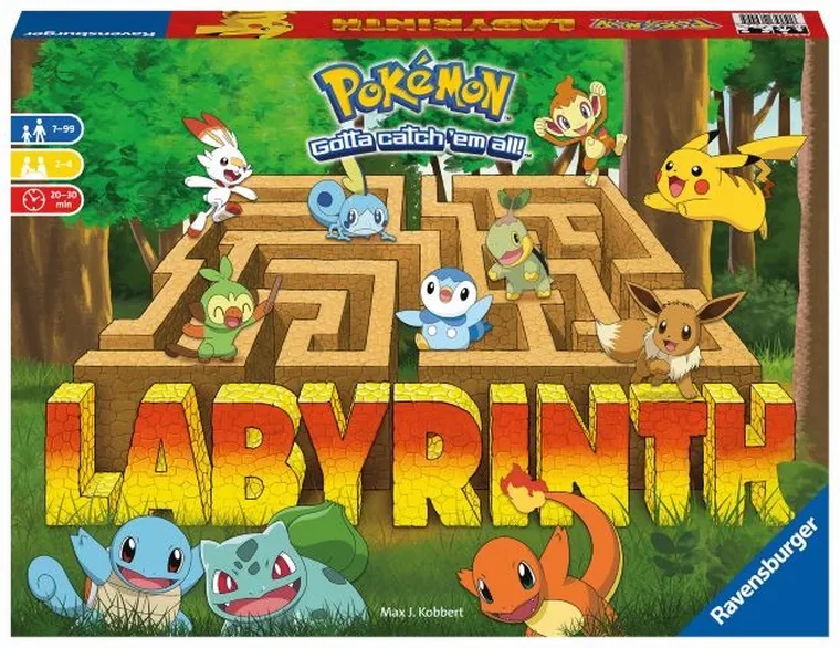 Ravensburger, Labyrinth Pokemon, joc de familie