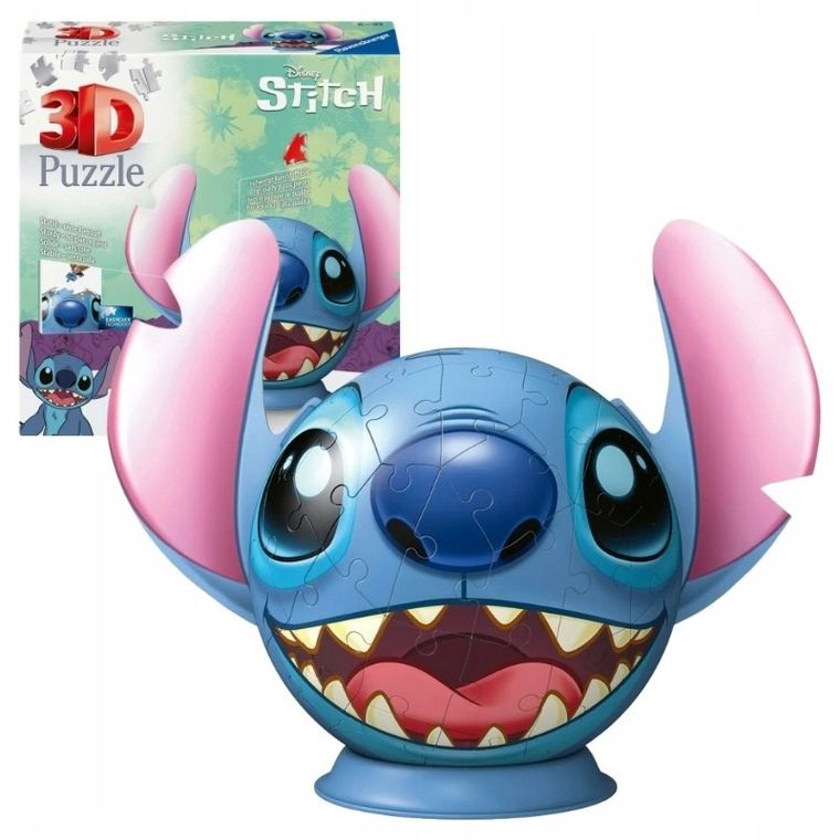 Ravensburger, Lilo si Stitch, puzzle 3D, 72 piese
