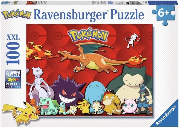 Ravensburger, Pokemon, puzzle XXL, 100 piese