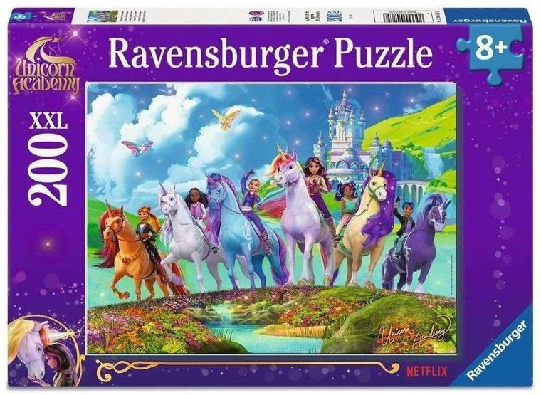 Ravensburger, Unicorn Academy, puzzle XXL, 200 piese