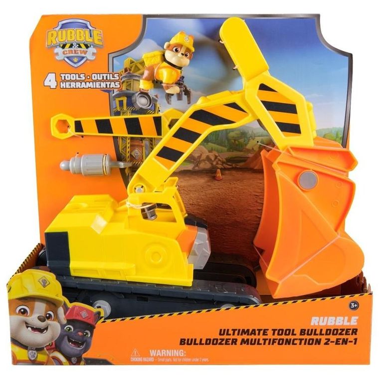 Rubble & Crew, Rubble, buldozer, set cu figurina