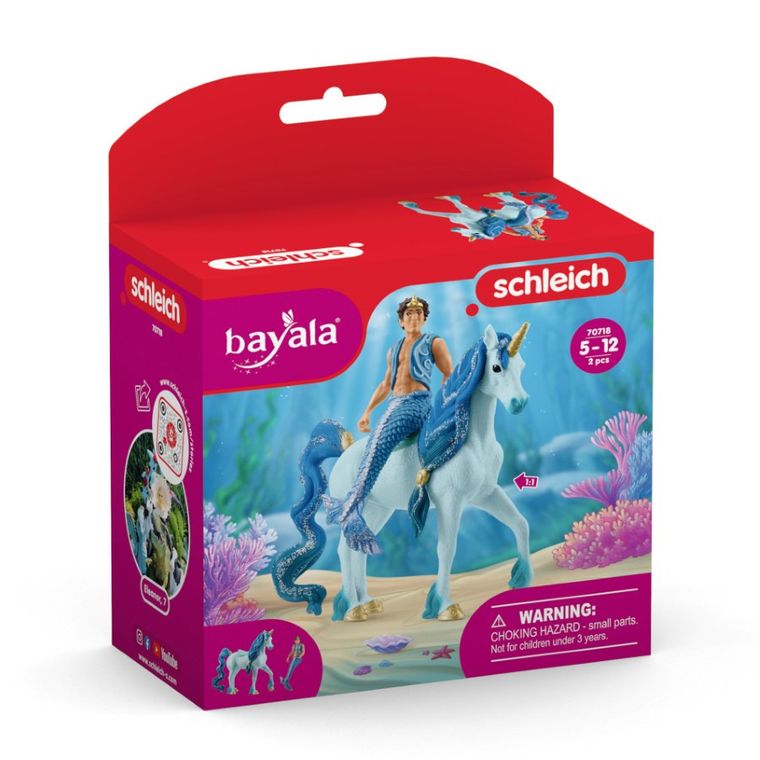 Schleich, Bayala, Aryon pe unicorn, figurina, 70718