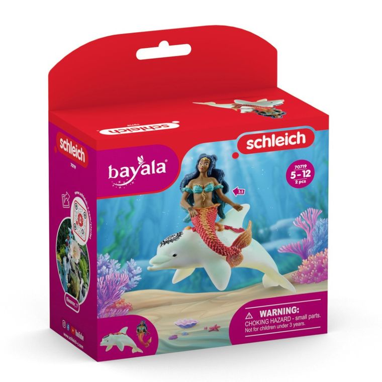 Schleich, Bayala, Isabelle pe delfin, figurina, 70719