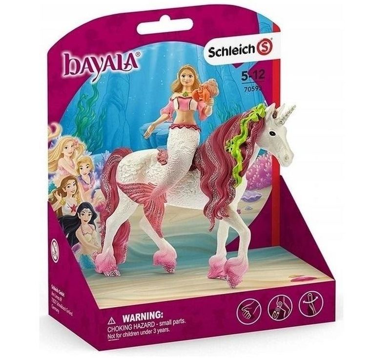 Schleich, Bayala, Sirena Feya pe unicorn subacvatic, figurina, 70593