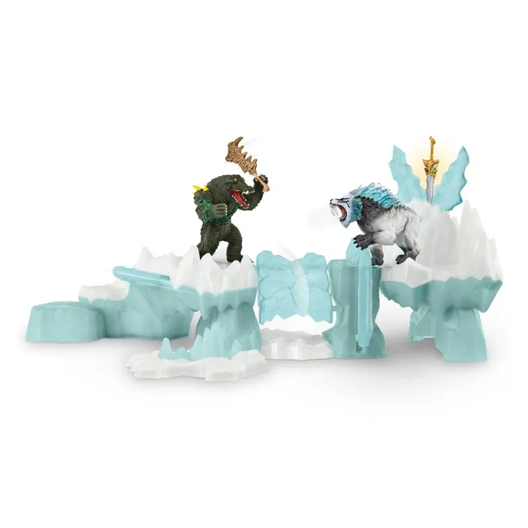 Schleich, Eldrador Creatures, Atac asupra cetatii de gheata, set, 42497