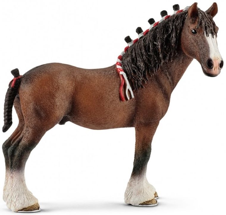 Schleich, Farm World, Cal castrat de rasa Clydesdale, figurina, 13808