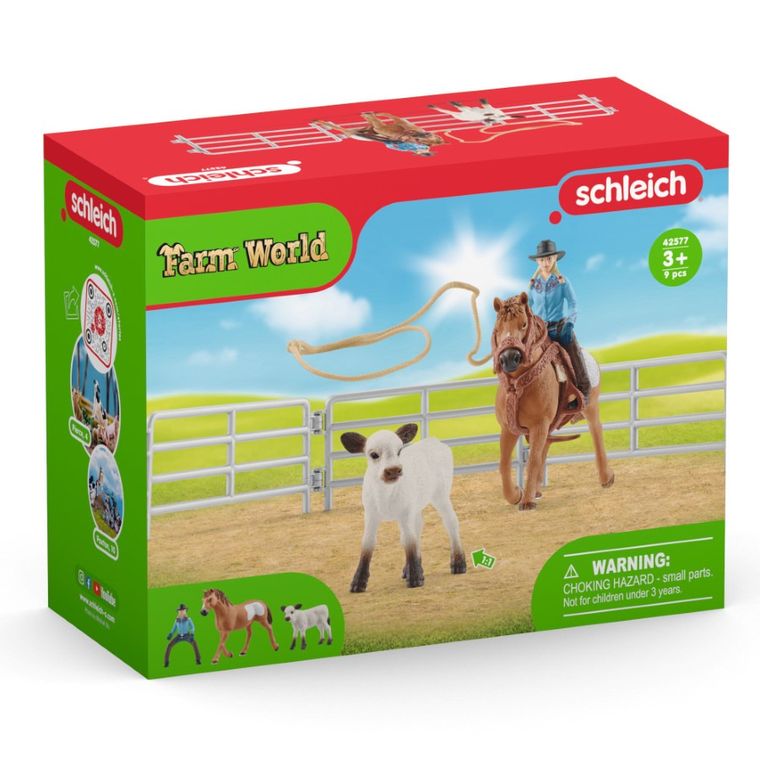 Schleich, Farm World, Cizme de cowboy si lasso, set, 42577