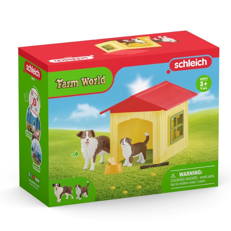 Schleich, Farm World, Cotet de caini, set, 42573