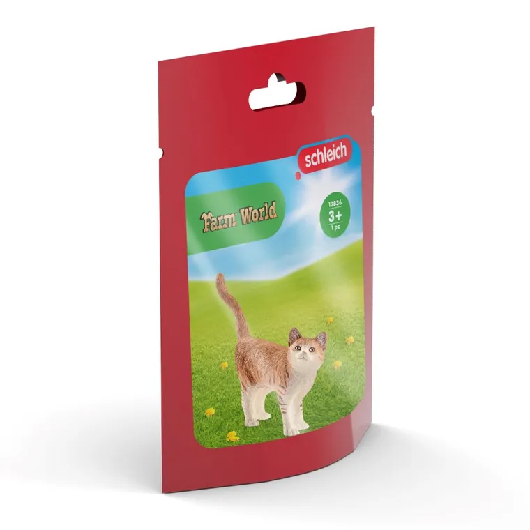 Schleich, Farm World, Pisica, figurina, 13836