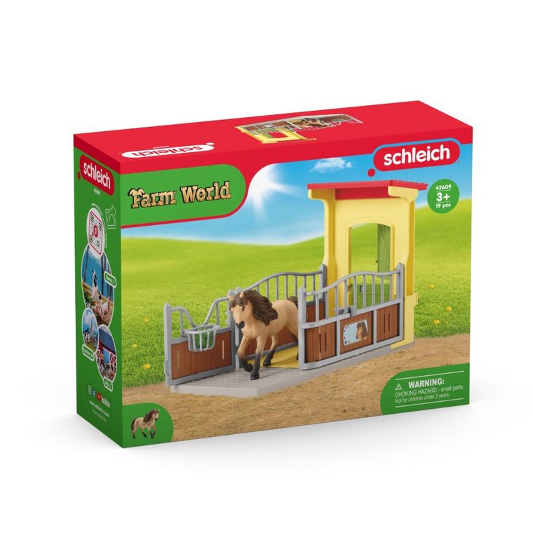 Schleich, Farm World, Tarc pentru ponei islandez, set, 42609