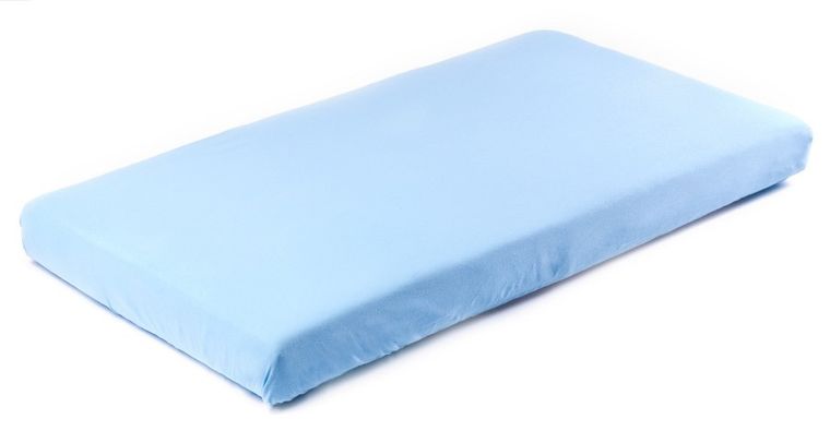 Sensillo, cearceaf cu manere din jersey, 120-60 cm, albastru