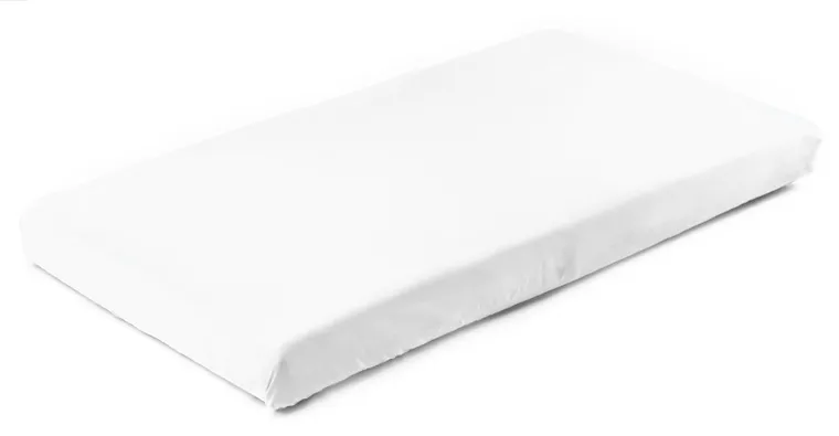 Sensillo, cearceaf jersey cu elastic, 120-60 cm, alb