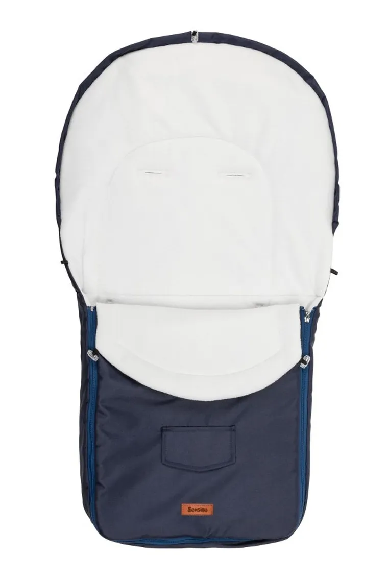 Sensillo, Sac de dormit polar pentru carucior, Bleumarin, 95-40 cm
