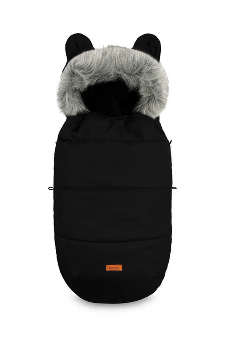 Sensillo, Sierra, sac de dormit 100-50 cm, negru