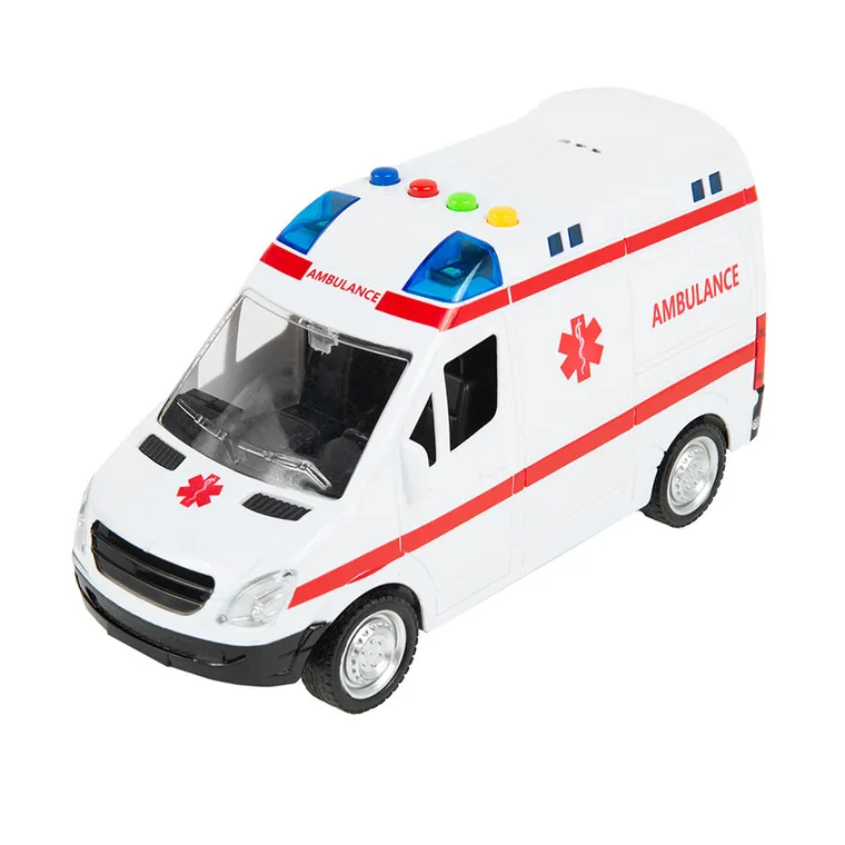 Smiki, Ambulanta, vehicul cu lumini si sunete, 1:16