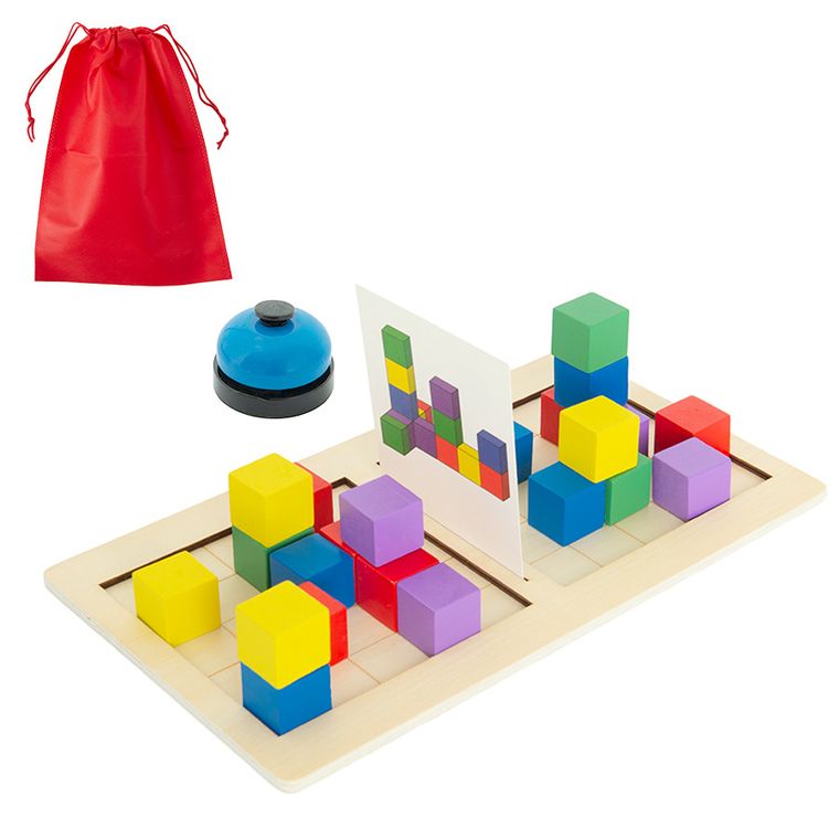 Smiki, Aranjarea cuburilor, joc de logica cu efect tridimensional