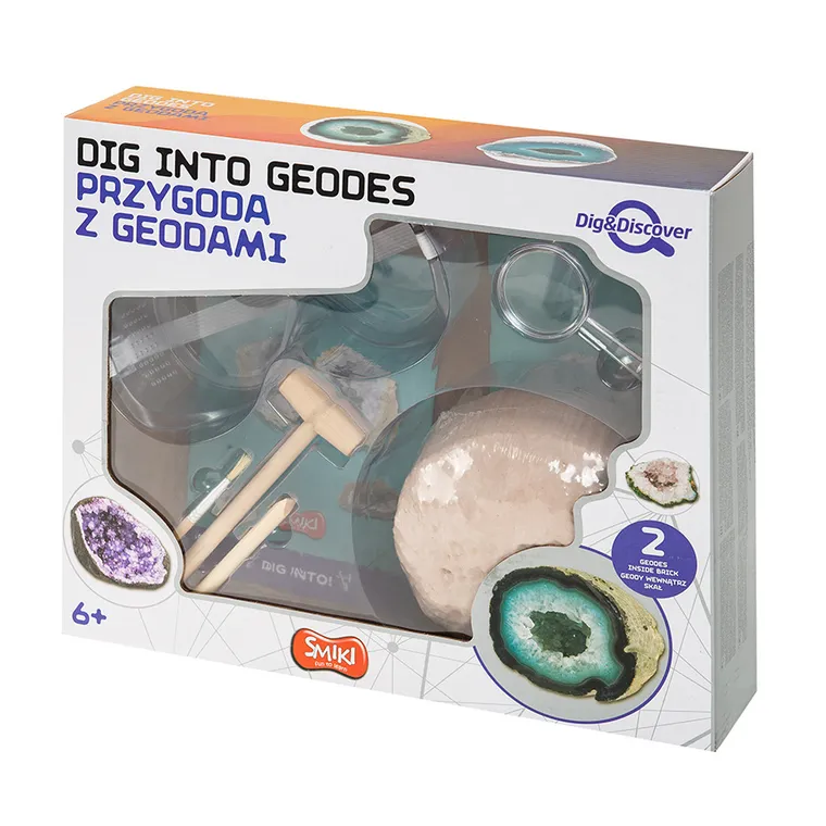 Smiki, Aventuri cu geode, trusa stiintifica