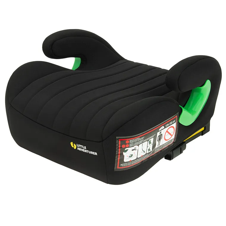 Smiki, Booster iSize, inaltator auto, isofix, negru, 125-150 cm